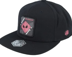 Warrior Box Patch Black Snapback - Critiql Hit