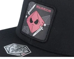 Warrior Box Patch Black Snapback - Critiql Hit