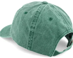 Washed Bottle Green Dad Cap With Embroidery - Beechfield