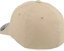 Washed Cotton Dad Cap Khaki Flexfit - Flexfit