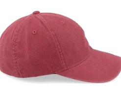 Washed Cotton Dad Cap Maroon Flexfit - Flexfit