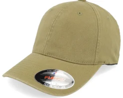 Washed Cotton Dad Cap White Flexfit - Flexfit