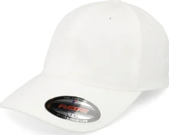 Washed Cotton Dad Cap White Flexfit - Flexfit