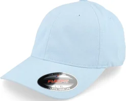 Washed Cotton Light Blue Dad Cap - Flexfit