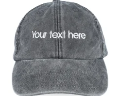 Washed Denim Blue Dad Cap With Embroidery - Beechfield