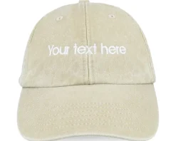 Washed Dusky Pink Dad Cap With Embroidery - Beechfield