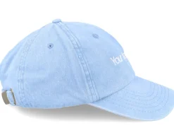 Washed Light Blue Dad Cap With Embroidery - Beechfield