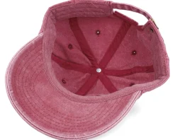 Washed Red Dad Cap With Embroidery - Beechfield