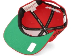 Washington Capitals Alternate Flip Red Snapback - Mitchell & Ness