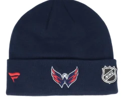 Washington Capitals Authentic Pro Game&Train Knit Athl Navy Cuff - Fanatics