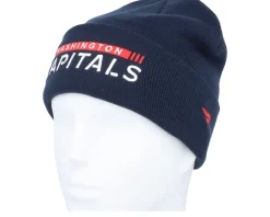 Washington Capitals Authentic Pro Game&Train Knit Athl Navy Cuff - Fanatics