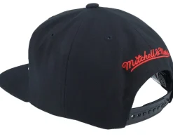 Washington Capitals Big Face 7.0 Vintage Black Snapback - Mitchell & Ness