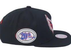 Washington Capitals Big Face 7.0 Vintage Black Snapback - Mitchell & Ness