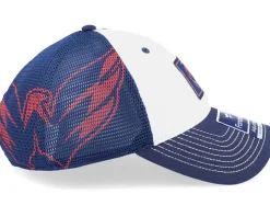 Washington Capitals Block Party Athletic White/Navy Trucker - Fanatics