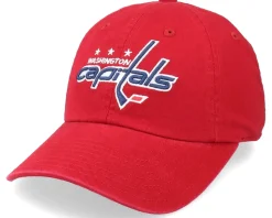 Washington Capitals Blue Line Red Dad Cap - American Needle