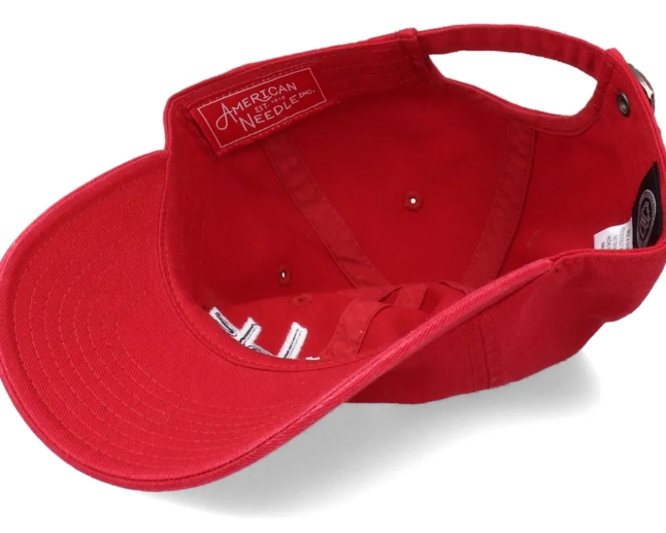 Washington Capitals Blue Line Red Dad Cap - American Needle