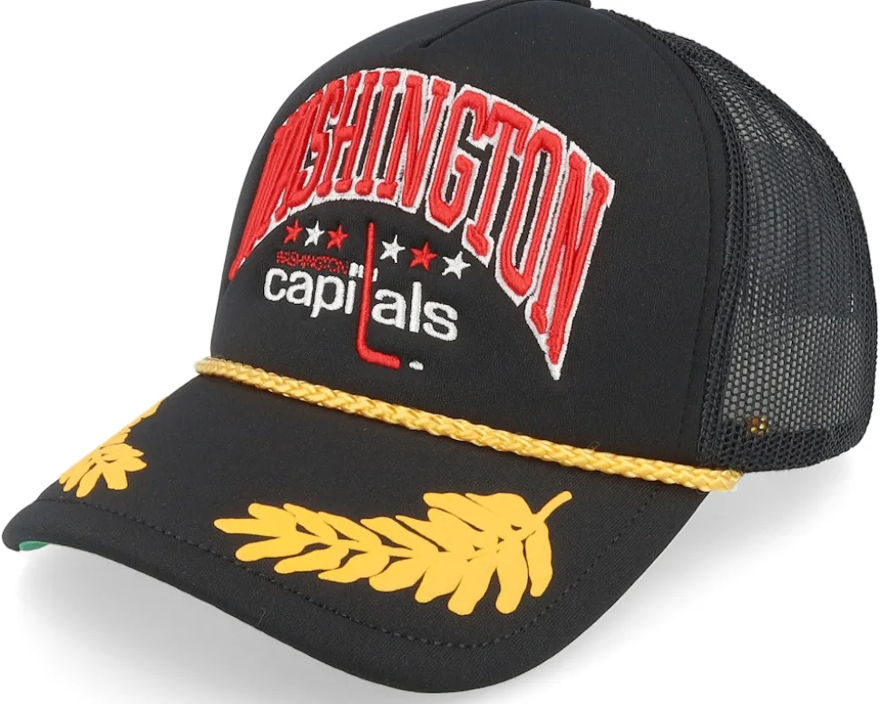 Washington Capitals Gold Leaf Vintage Trucker - Mitchell & Ness