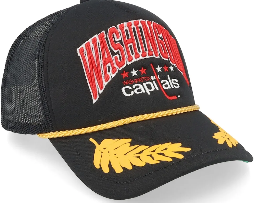 Washington Capitals Gold Leaf Vintage Trucker - Mitchell & Ness