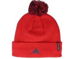 Washington Capitals NHL Cuffed Beanie Red Pom - Adidas