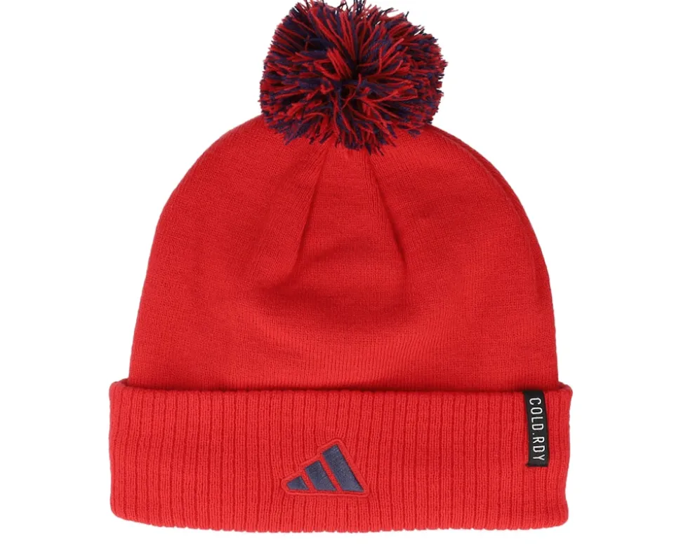 Washington Capitals NHL Cuffed Beanie Red Pom - Adidas