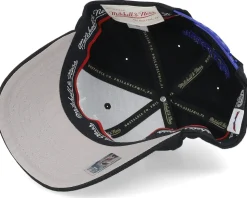 Washington Capitals NHL Classic Script Black Adjustable - Mitchell & Ness