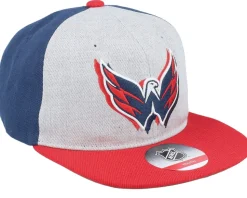 Washington Capitals NHL Deadstock Heather Grey/Navy/Red Snapback - Outerstuff
