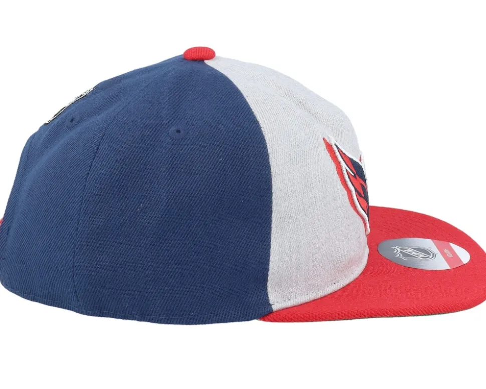 Washington Capitals NHL Deadstock Heather Grey/Navy/Red Snapback - Outerstuff