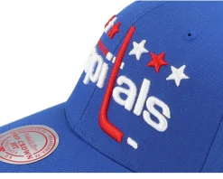 Washington Capitals Team Ground 2.0 Pro Blue Adjustable - Mitchell & Ness