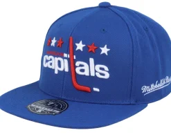 Washington Capitals Vintage Blue Fitted - Mitchell & Ness