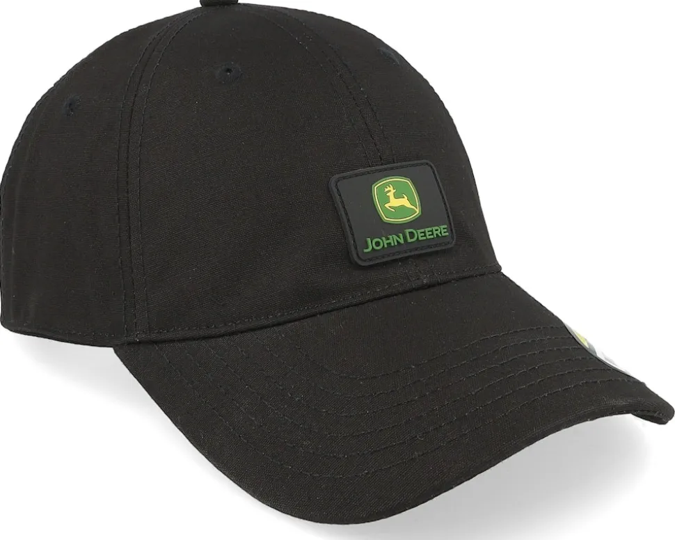 Water Resistant Black Dad Cap - John Deere
