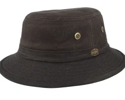 Wax Cotton Brown Bucket - MJM Hats
