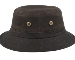 Wax Cotton Brown Bucket - MJM Hats