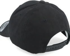 Waxed Black Adjustable - Yupoong