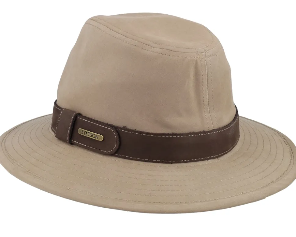 Waxed Cotton Wr Sand Traveller - Stetson