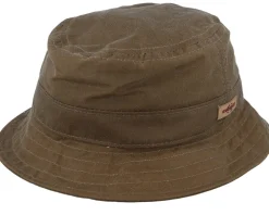 Waxed Organic Cotton Brown Bucket - Stetson