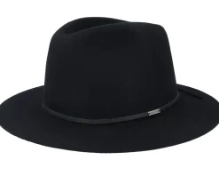 Wesley Black Fedora - Brixton