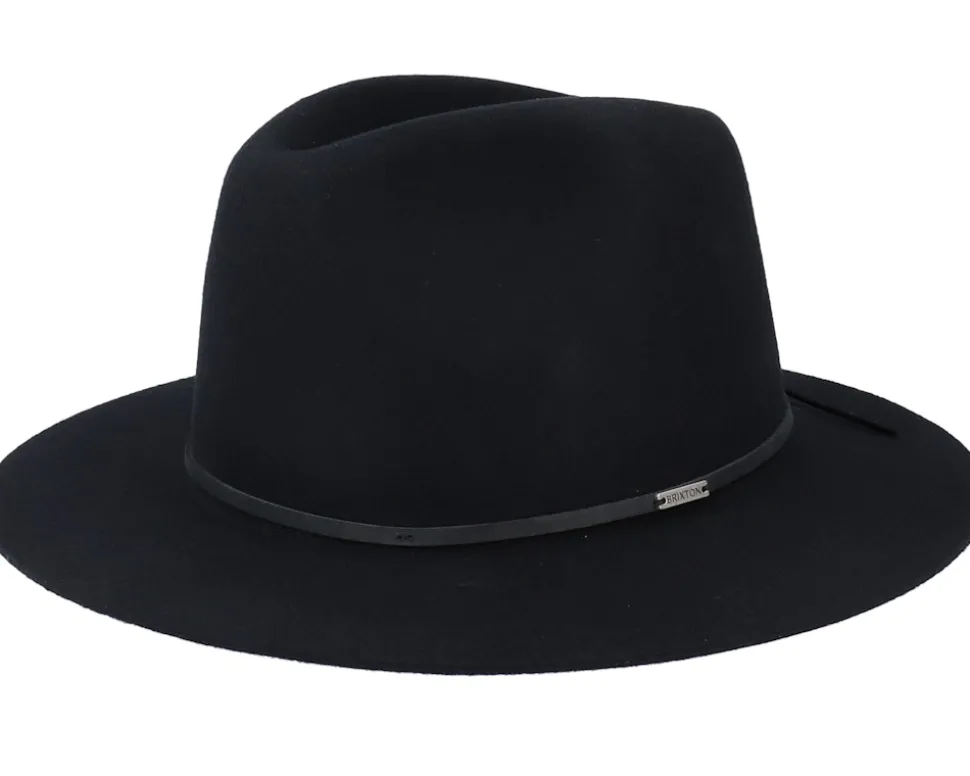Wesley Black Fedora - Brixton