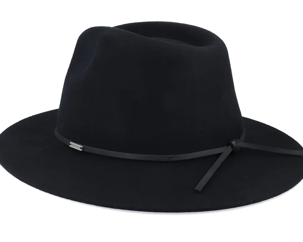Wesley Black Fedora - Brixton