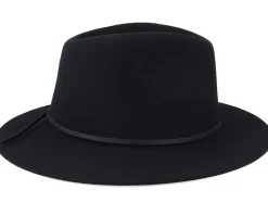 Wesley Black Fedora - Brixton