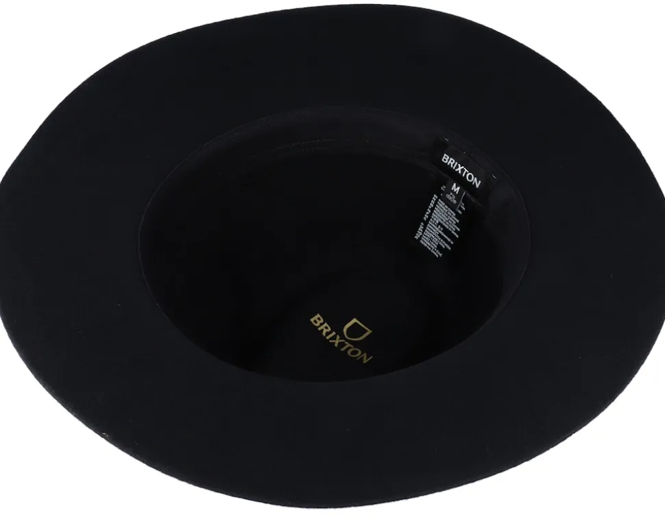Wesley Black Fedora - Brixton