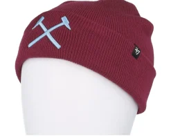West Ham Raised 47 Knit Beanie Cardinal Cuff - 47 Brand