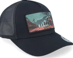 Western Outlaws & Cowboys Black A-Frame Trucker - Iconic