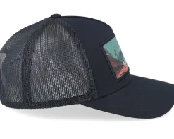 Western Outlaws & Cowboys Black A-Frame Trucker - Iconic