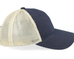 Wezi Blue/Beige Soft Trucker Cap - Wei