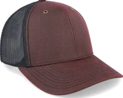 112wf Fremont Split Burgundy/Black Trucker - Richardson