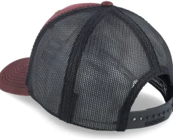 112wf Fremont Split Burgundy/Black Trucker - Richardson