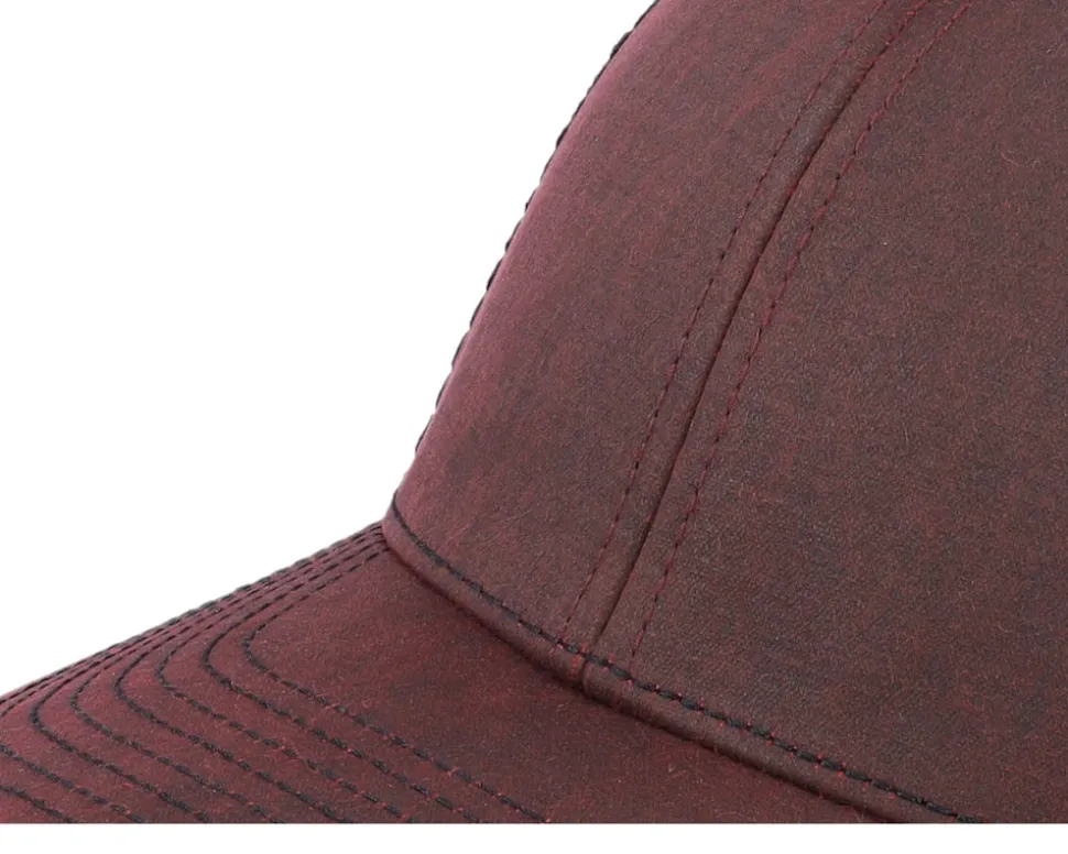 112wf Fremont Split Burgundy/Black Trucker - Richardson