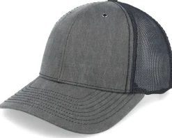 112wf Fremont Split Charcoal/Black Trucker - Richardson