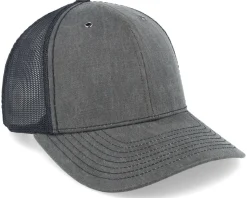 112wf Fremont Split Charcoal/Black Trucker - Richardson