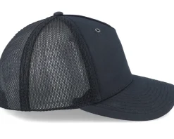 112wh Hawthorne Solid Black Trucker - Richardson